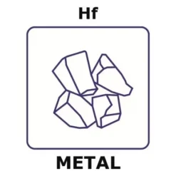 Гафниевые слитки 97% Hf, до 10 мм (ядерная энергетика, сплавы)