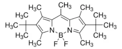 Дифтороборат 4-(1,1-диметилэтил)-2-{1-[4-(1,1-диметилэтил)-3,5-диметил-2H-пиррол-2-илиден-N]этил}-3,5-диметил-1H-пиррол-2-илиден-N)этил}-3,5-диметил-1H-пирролато-N (BODIPY)