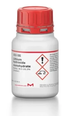 Гидроксид лития моногидрат BioXtra ЭкоТек 98.5-101.5% для Li-Ion и оргсинтеза