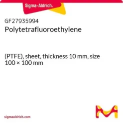 Лист PTFE 10×100×100 мм ЭкоТек: Уплотнители и изоляторы