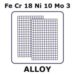 Сетка нерж. AISI 316 (0.25мм) 300x300мм, яч.0.38мм