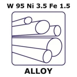 Сплав вольфрам-никель-железо (W95Ni3.5Fe1.5)
