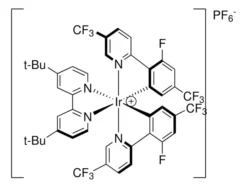 Иридий(III) комплекс Ir[FCF₃(CF₃)ppy]₂(dtbbpy)PF₆