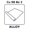 Фольга Cu98Be2 отожжённая 1.0мм для электротехники