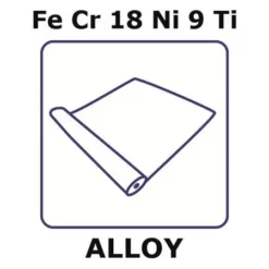 Фольга AISI 321 0.15мм рулон 5м (отожжённая, термостойкая, ЭкоТек)