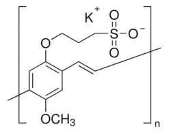 Поли[5-метокси-2-(3-сульфопропокси)-1,4-фениленвинилен] калиевая соль