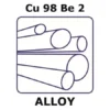 Пруток Cu98Be2 Ø12.7мм аэрокосмический НПО ЭкоТек