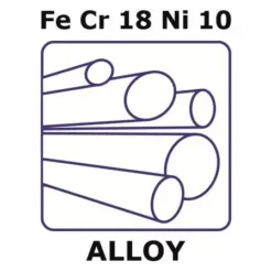 Сталь нержавеющая AISI 304, сплав FeCr18Ni10