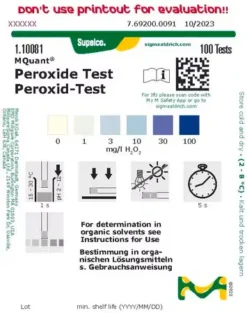 Тест на пероксид