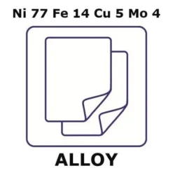 Фольга Ni77Fe14Cu5Mo4 100x100мм 0.125мм магнитоэкранирующая