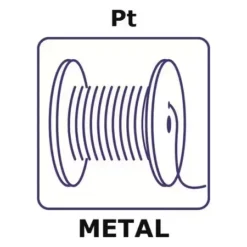 Платиновая проволока с PTFE изоляцией 99.99% (0.125мм, 0.5м) для электроники и химии