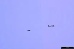 Гексагональный нитрид бора (hBN) мономолекулярный на кремниевой подложке SiO2/Si