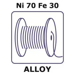 Провод NiFe70/30 микронный 0.025мм полиимид (20м) ЭкоТек