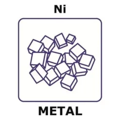 Никелевые гранулы ЭкоТек 99.99+%, до 10 мм, 20 г (химсинтез, гальваника)