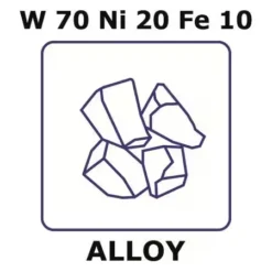 Сплав W70Ni20Fe10 Гранулы до 3мм 200г (Аэрокосм, Электроника)