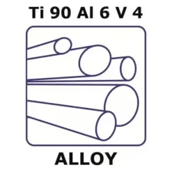 Пруток Ti90Al6V4 10.0x500мм (отожжённый)