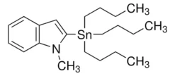 N-метил-2-(трибутилстаннил)индол