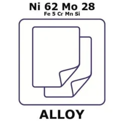 Никель-молибденовый сплав Хейстеллой Б (Ni62Mo28Fe5CrMnSi)