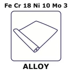 Сталь нержавеющая AISI 316L, сплав FeCr18Ni10Mo3