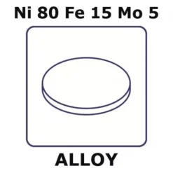 Сплав NiFeMo фольга 0.012мм диск ø4мм для EMI экранов