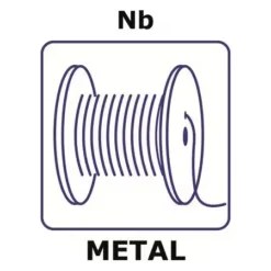 Ниобиевая проволока NanoWire 0.18мм 0.5м 99.9% (сверхпроводники, авиакосмос)