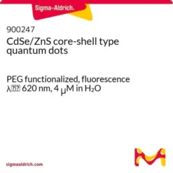 Квантовые точки CdSe/ZnS ПЭГ 620нм (4 мкМ, водн.) для биомедицины