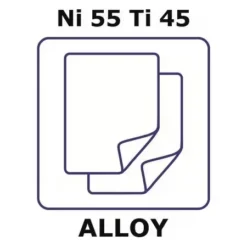 Нитанол 0,5 мм фольга отожжённая (Ni55%/Ti45%) для медицинских имплантов