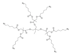 Дендример с азидными концевыми группами на основе 2,2-бис(гидроксиметил)пропионовой кислоты, поколение 1