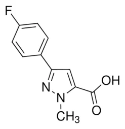 3-(4-Фторфенил)-1-метил-1H-пиразол-5-карбоновая кислота