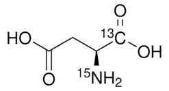 Аспарагиновая кислота-L-1-¹³C,¹⁵N