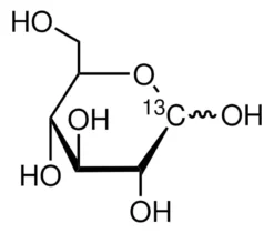 D-Глюкоза-1-¹³C (99 ат.% ¹³C) для масс-спектрометрии и катализа