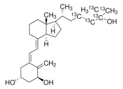Раствор 1α,25-дигидроксивитамина D₃-(23,24,25,26,27-¹³C₅) в этаноле