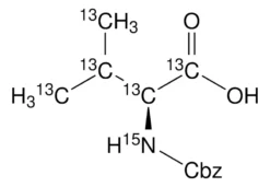 Бензилоксикарбонилвалин-¹³C₅,¹⁵N