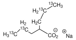 Натриевая соль 2-(пропил-2,3-<sup>13</sup>C<sub>2</sub>)пентановой-4,5-<sup>13</sup>C<sub>2</sub> кислоты