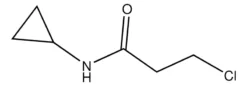3-Хлор-N-циклопропилпропанамид
