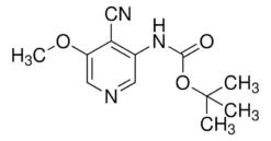 Трет-бутил 4-циано-5-метоксипиридин-3-илкарбамат