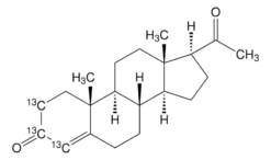 Прогестерон-2,3,4-¹³C₃