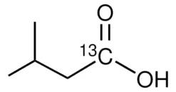 Изомасляная кислота-1-¹³C (99 ат.%, меченый стандарт для масс-спектрометрии)