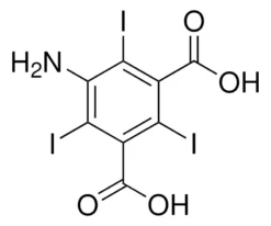 5-амино-2,4,6-трийодоизофталевая кислота
