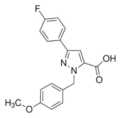 Кислота 1-(4-метоксибензил)-3-(4-фторфенил)-1H-пиразол-5-карбоновая