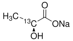 Натрий L-лактат-2-¹³C раствор