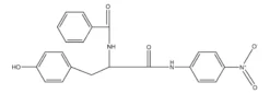 N-Бензоил-L-тирозин п-нитроанилин