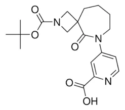 4-(2-(трет-Бутоксикарбонил)-5-оксо-2,6-диазаспиро[3.6]декан-6-ил)пиколиновая кислота