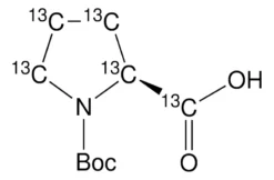N-(трет-Бутоксикарбонил)-L-пролин-<sup>13</sup>C<sub>5</sub>