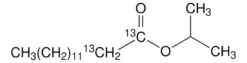 Миристат изопропила-1,2-¹³C₂