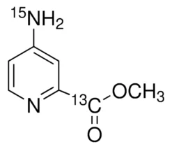 Метиловый эфир 4-аминопиколиновой кислоты-α-¹³C с меченым азотом-15