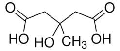 3-Гидрокси-3-метилглутаровая кислота
