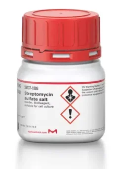 Стрептомицин сульфат ультрачистый для клеточных культур, 25-100 мг/л, CAS 3810-74-0