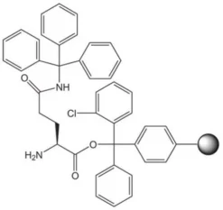 H-Gln(Trt)-2-ClTrt смола