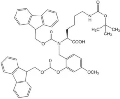 Fmoc-(FmocHmb)Lys(Boc)-OH